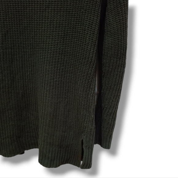 PINK ROSE Women's Army Green Emoji Knit Cardigan - Picture 10 of 16